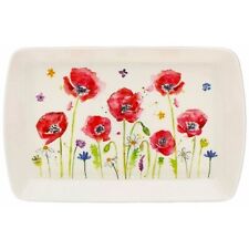 Snack Tray, Poppy Field
