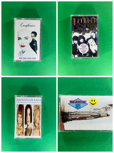 80s music cassette tape - cassette, joblot