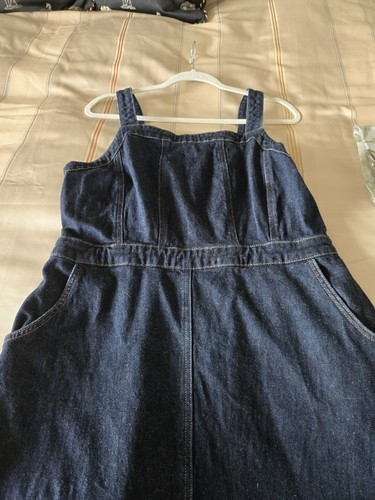 Monsoon midi jeans pinafore - ,
