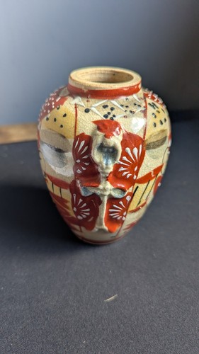 Vintage japanese satsuma vase - japanese,