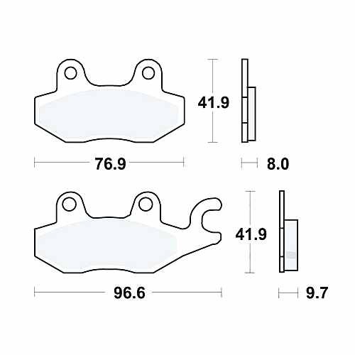 Trw brake pads sintered rear - trw,