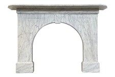 Antique marble fireplace