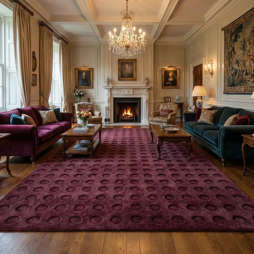 Hand tufted wool rug 9x12ft - hand-tufted, 9x12ft-