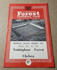 1957/58 NOTTINGHAM FOREST v