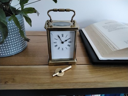 Antique french brass day - antique,