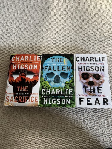 Charlie higson books - x3,