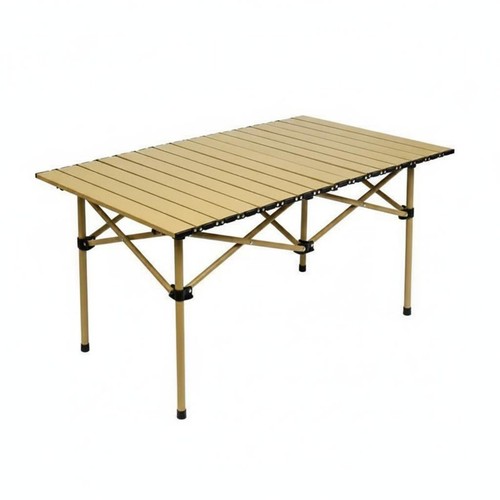 Roll camping table - up,