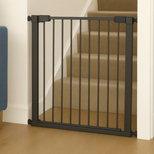 FYLO Baby Safety Stair Gate Pressure Fit 75-114cm Extra Wide - Grey