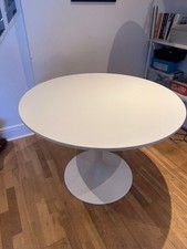 IKEA Docksta White Round Dining Table 103cm RRP £149