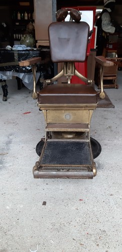 Chair barber french 1900 of - chair,