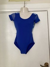 blue Dance leotard Wearmoi Floral Back