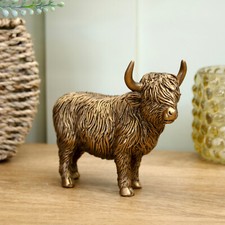 12cm Bronze Highland Cow