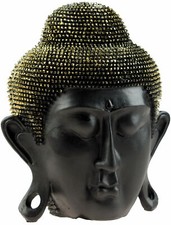 17cm black gold thai - black, buddha