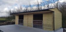 Large Field Shelter 12' x 30' Mobile field shelter Horse Shelters Apex Roof