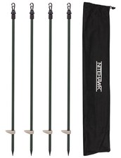 4 X Hide Poles With Carry Bag