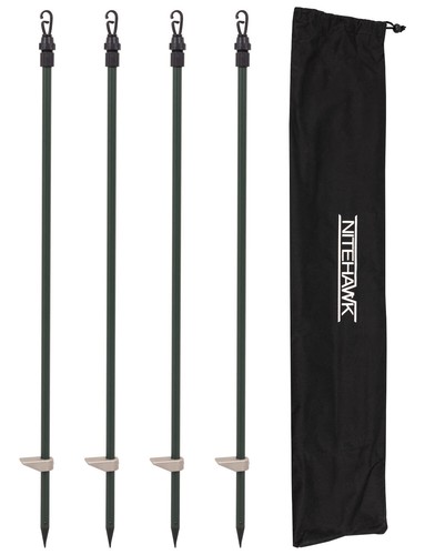Hide poles with - hide,