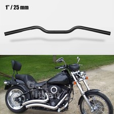 Black 1" 25mm Motorcycle