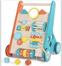 LOL-FUN Wooden Baby Walker