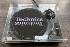 Technics SL-1210 MK5 Turntable w/ Lid Faceplate & Original Phonos and Lights