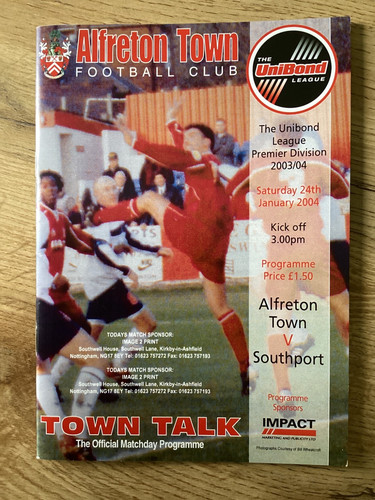 Alfreton town southport - alfreton,
