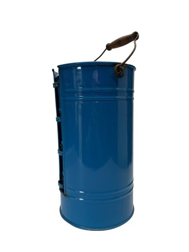 Vintage blue enamel stacking - blue,