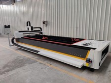 CNC 3Kw Fibre Laser cutting machine. 1500 x 4000 £22,000 + VAT