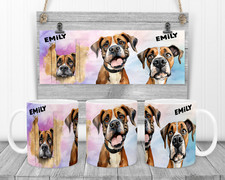Boxer Dog Funny Faces Tea