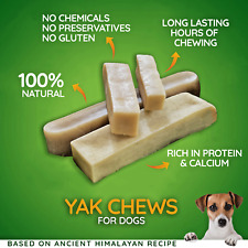100% Natural Himalayan Yak Dog Chew, Full Of Calcium & Protein, Dogs Love Them