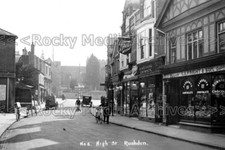 bdd-27 View of High Street, Rushden, Northamptonshire. Photo