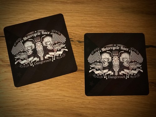 Motorcycle race stickers - 2x,