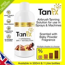 Spray Tan Liquid Tanning Solution 250ml 500ml 1 Litre TANFX fake tan lotion