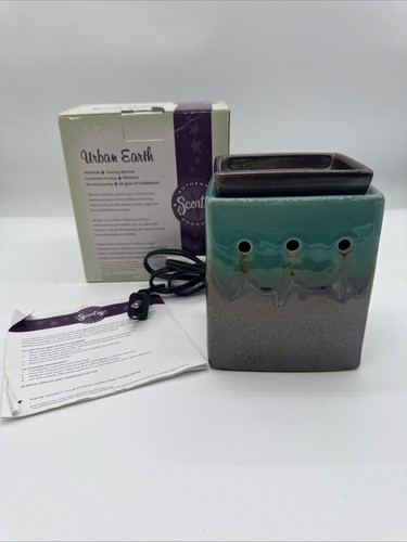 Scentsy elemental brown teal - elemental, brown/teal