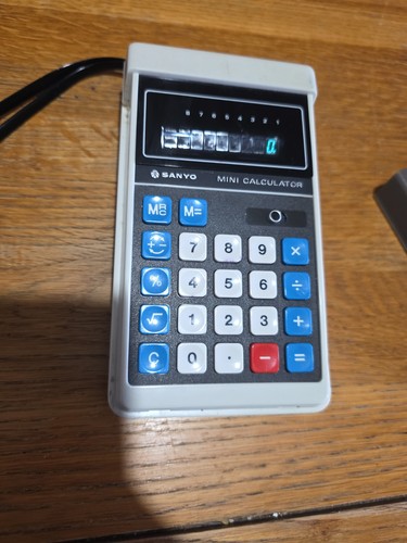 Vintage calculator sanyo - vintage,