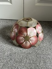 Vintage Capiz Pink Shell Lampshade