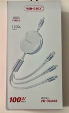 100W 3-in-1 Retractable