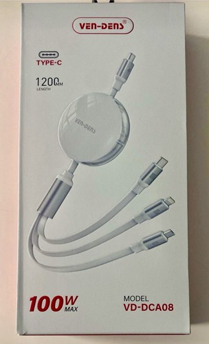 100w 1 retractable - 3-in-1,