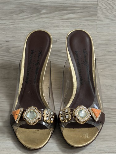 Vintage perspex gold - , jeweled