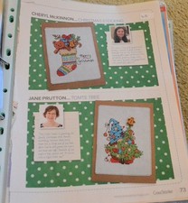 CROSS STITCH CHART. SMALL XMAS CARDS 40