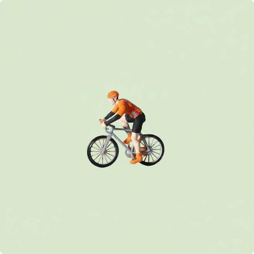 Cyclist model miniature - model,