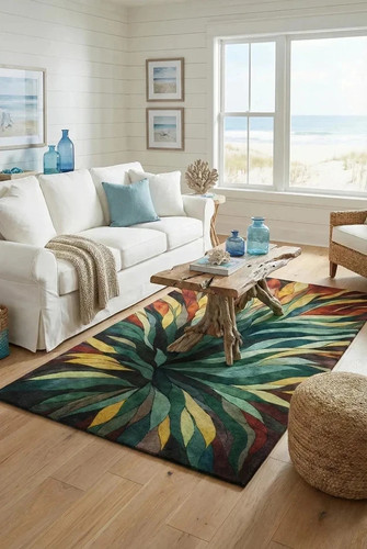 Hand tufted 100 soft wool - 100%, rug