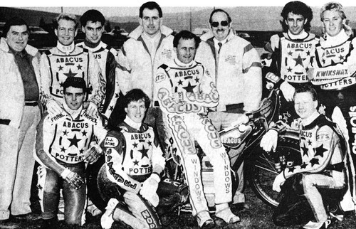 Stoke potters 1990 speedway - stoke,