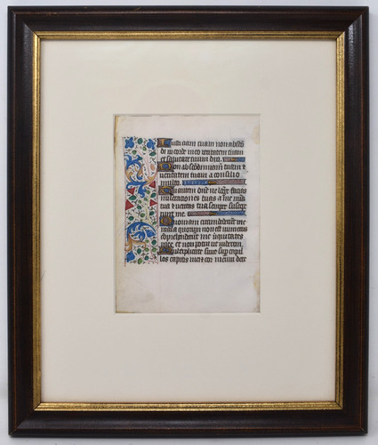 Book hours page medieval - hours,