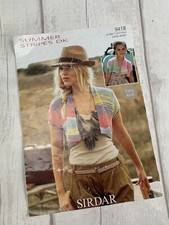 Sirdar 9418 Knitting Pattern