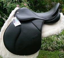 New PRO-EVENT D-Flex* LEATHER PONY saddle -with ADJUSTABLE width capacity