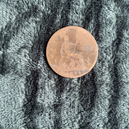 1894 queen victoria one penny - 1894,