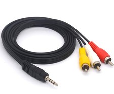 HTGuoji OpenII 3.5 to 3RCA Cable, 3.5mm TRRS Male to 3 RCA Male Plug Stereo Aux 