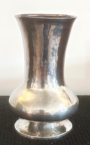 Antique liberty pewter vase - antique,