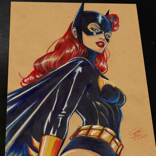 Batgirl art print - art, signed