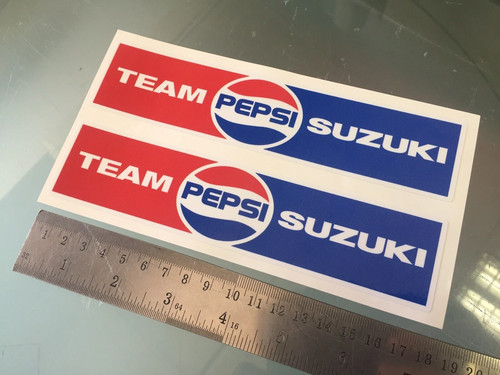Suzuki pepsi team decals - suzuki, /