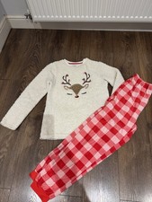 Girls Fluffy Pyjamas, Primark, Age 13